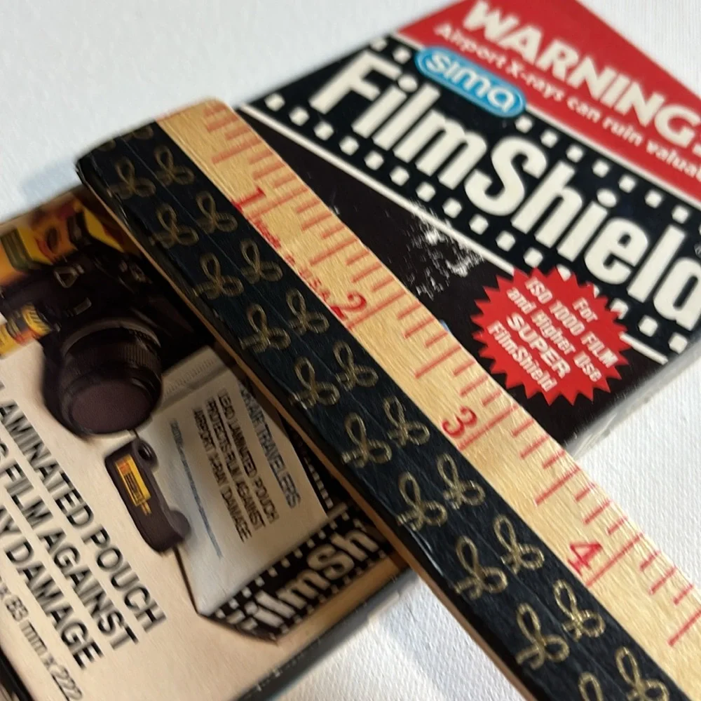 Sima Film Shield Lead Travel Pouch To Protect 35mm Film 1984 Film Shield Bag VTG